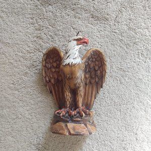 Sculpted Bald Eagle wax candle, never lit